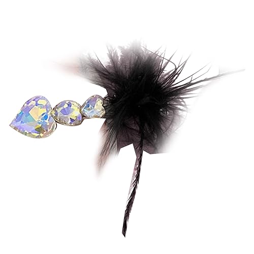 Glitzernde Strasssteine Seitenclip für Mädchen, elegante Tanzparty, SideBang, Haarspangen, Teenager, niedliches Accessoire, Feder, Entenschnabel, Haarnadel, Party, Haarschmuck, Hochzeit, Haarnadel, von PANFHGFG