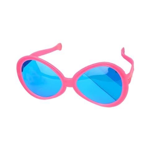 PANFHGFG Modische bunte Sonnenbrille mit übergroßen farbigen Gläsern für Mädchen, Party, Mädchen, Fotografieren, Weihnachten, Camping-Dekor, Weihnachts-Sonnenbrille für Erwachsene, von PANFHGFG