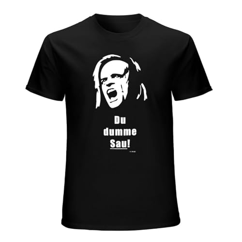 Klaus Kinski - sow T-Shirt Slim fit t Shirts for Men Black XXL von PANG GELIA
