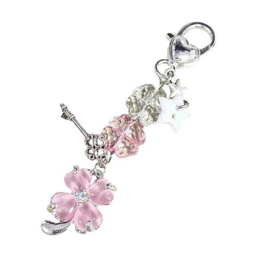 Blatt-Telefonanhänger, Schlüsselanhänger, Zubehör, multifunktionales Design mit einzigartigem Stern-Design für einzigartigen Charme und modischen Look von PANGBOER