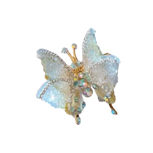 Haarspange mit beweglichen Flügeln, Schmetterling, für Kinder, Mädchen, Haarspange mit glitzernden Strasssteinen, für Frauen, Festivals, Feiern Haarspange mit beweglichen Flügeln, Schmetterling, für Kinder, Mädchen, Haarspange mit glitzernden Strasssteinen, für Frauen, Festivals, Feiern von PANGBOER