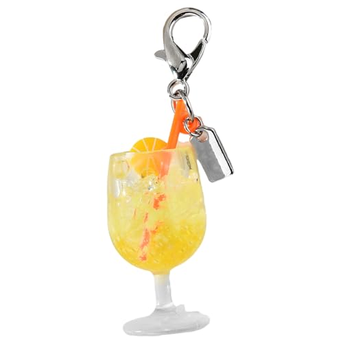 PANGBOER Kleiner Schlüsselanhänger mit Obsttaschen-Charm-Design, stabile Legierung, für Kelchliebhaber von PANGBOER