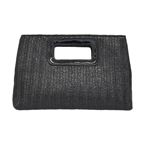 Stroh-Clutches für Damen, Umhängetasche, Sommer, Strand, Schultertaschen, Geldbörse, gewebte Abendhandtaschen, Geschenke, Abendhandtasche Stroh-Clutches für Damen, Umhängetasche, Sommer, Strand, Schultertaschen, Geldbörse, gewebte Abendhandtaschen, Geschenke, Abendhandtasche von PANGBOER