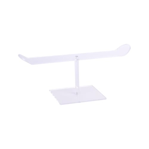 Transparenter Acryl-Haargummi-Halter, elegantes Aufbewahrungsregal für Damen, Haar-Accessoires, praktischer Haarreifen-Organizer, platzsparender Kopfband-Halter von PANGBOER