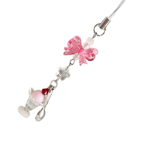 Unique Ice Cream Series Phone Charm Mobile and Bag Ornament Bag Pendant Decoration Resin Texture Fashionable Keychain for Various Occasions von PANGBOER