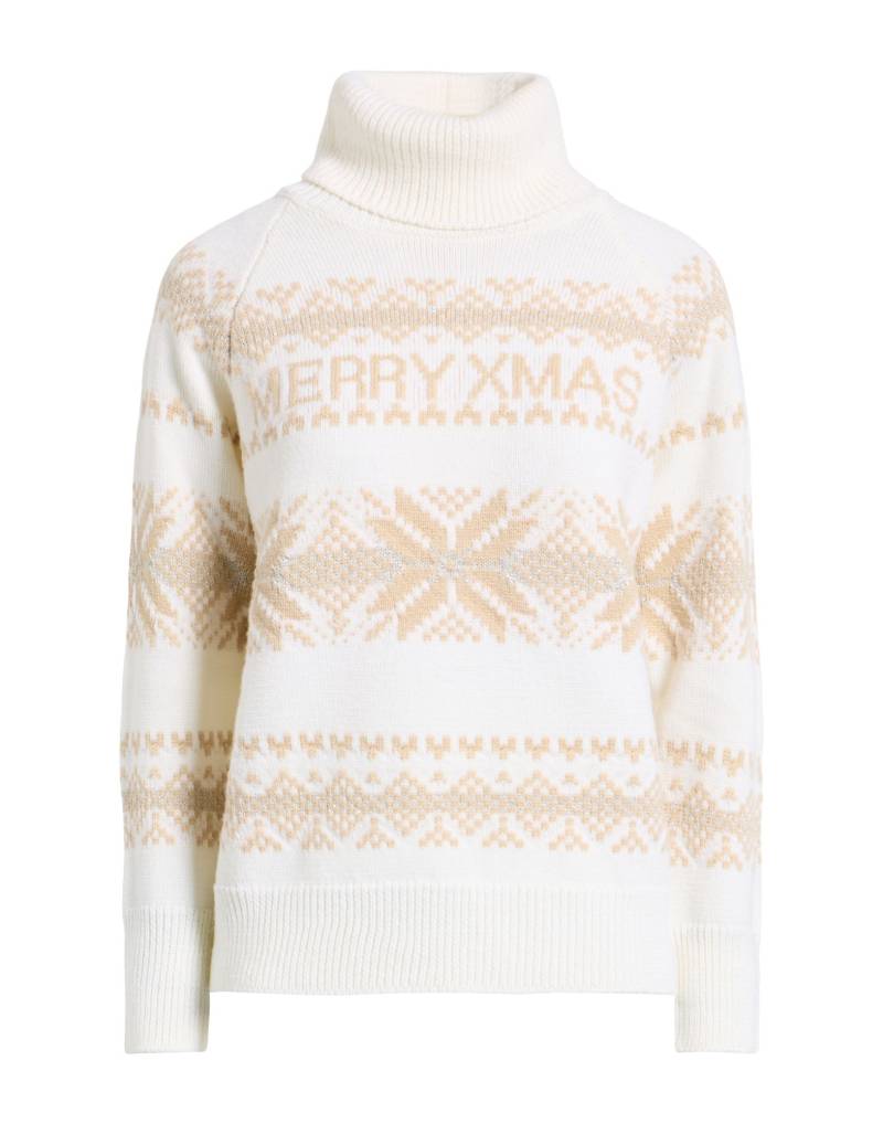 PANICALE Rollkragenpullover Damen Cremeweiß von PANICALE