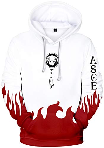 PANOZON Herren Gummimann Hoodie mit 3D Aufdruck janpanische Piraterie Anime Kapuzenpullover Mode Pullover(OP1908,3XL) von PANOZON