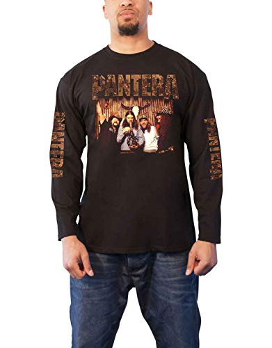 Pantera T Shirt Bong Group Band Logo Nue offiziell Herren Schwarz Long Sleeve L von PANTERA