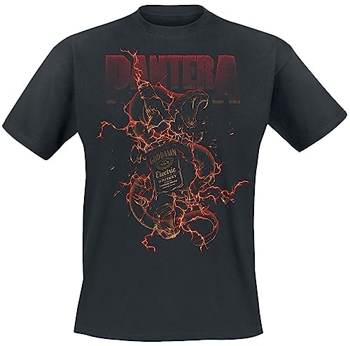 PANTERA Whiskey Snake Männer T-Shirt schwarz 3XL 100% Baumwolle Band-Merch, Bands von PANTERA