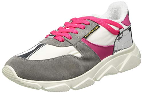 PANTOFOLA D’ORO 1886 Damen ALA Low Oxford-Schuh, Grau Fuchsia Grau, 37 EU von PANTOFOLA D’ORO 1886