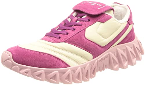 PANTOFOLA D’ORO 1886 Damen Sneakerball Oxford-Schuh, Rosa Weiß, 41 EU von PANTOFOLA D’ORO 1886