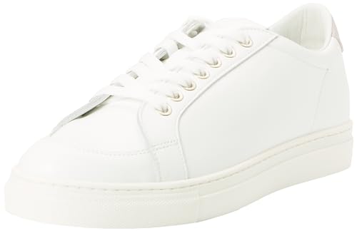 PANTOFOLA D’ORO 1886 Damen TOP Spin Gymnastikschuh, Bianco/ROSA, 36 EU von PANTOFOLA D’ORO 1886