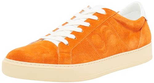 PANTOFOLA D’ORO 1886 Herren Der schöne Low Gymnastikschuh, Orange Weiß, 44 EU von PANTOFOLA D’ORO 1886