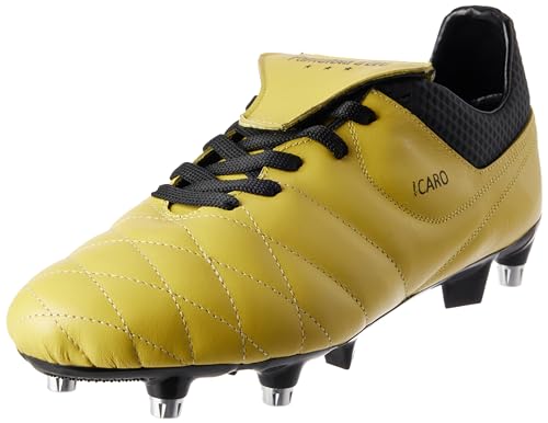 PANTOFOLA D’ORO 1886 Herren Icaro Gymnastikschuh, Gelb Schwarz Mixed Black Sohle, 40 EU von PANTOFOLA D’ORO 1886