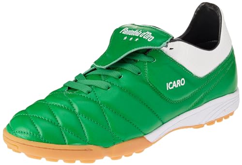 PANTOFOLA D’ORO 1886 Herren Ikarus Gymnastikschuh, Grün Weiß Außensohle Honey White, 43.5 EU von PANTOFOLA D’ORO 1886