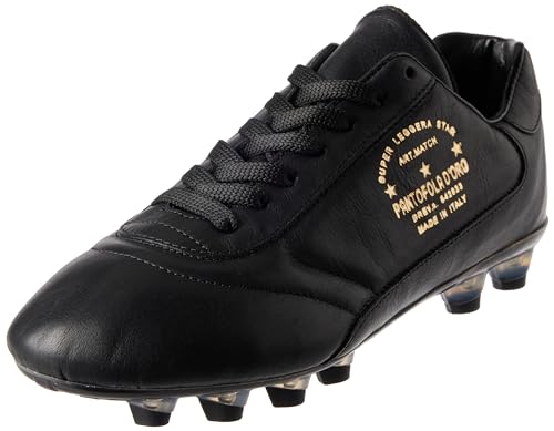 PANTOFOLA D’ORO 1886 Herren Klassisch Gymnastikschuh, Schwarz Puc Sohle Schwarz, 40 EU von PANTOFOLA D’ORO 1886