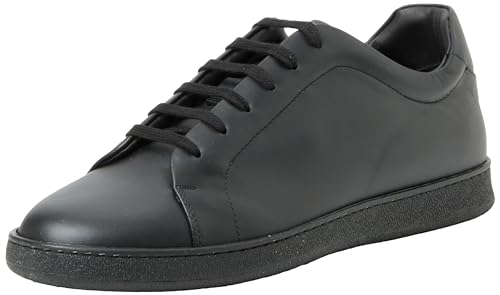 PANTOFOLA D’ORO 1886 Herren Kursives Loch Gymnastikschuh, Schwarze Sohle Schwarz, 42 EU von PANTOFOLA D’ORO 1886