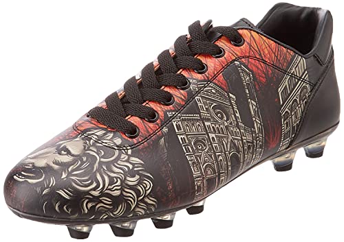 PANTOFOLA D’ORO 1886 Herren Lazzarini Firenze Fussballschuh, Schwarz Orange, 39 EU von PANTOFOLA D’ORO 1886