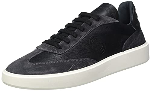 PANTOFOLA D’ORO 1886 Herren League Low Oxford-Schuh, Leder Charcoal, 42 EU von PANTOFOLA D'ORO 1886