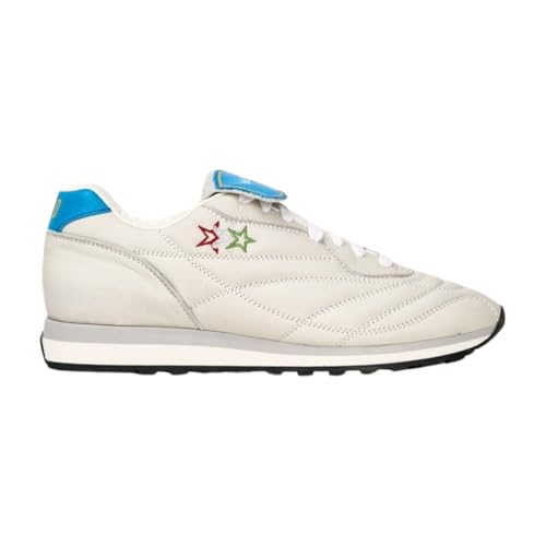 PANTOFOLA D’ORO 1886 Herren Pitch Sneaker, Weiß, Hellblau, 44 EU PANTOFOLA D’ORO 1886 Herren Pitch Sneaker, Weiß, Hellblau, 44 EU von PANTOFOLA D’ORO 1886