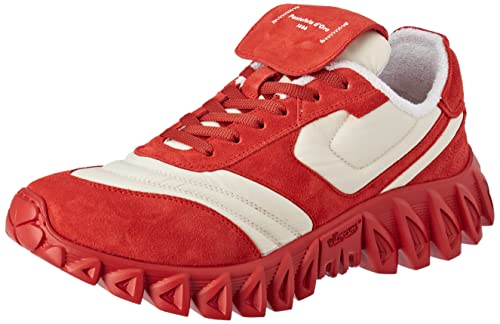 PANTOFOLA D’ORO 1886 Herren Sneakerball Oxford-Schuh, Rot/Weiß, 37 EU von PANTOFOLA D’ORO 1886