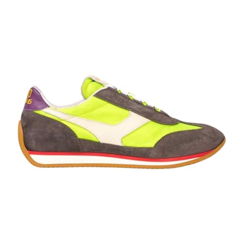 PANTOFOLA D’ORO 1886 Herren Trainer '74 Sneaker, Fluo Gelb Grau Weiß Lila, 43 EU PANTOFOLA D’ORO 1886 Herren Trainer '74 Sneaker, Fluo Gelb Grau Weiß Lila, 43 EU von PANTOFOLA D’ORO 1886