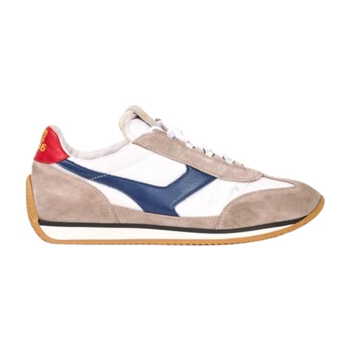 PANTOFOLA D’ORO 1886 Herren Trainer '74 Sneaker, Weiß Blau Rot, 42 EU PANTOFOLA D’ORO 1886 Herren Trainer '74 Sneaker, Weiß Blau Rot, 42 EU von PANTOFOLA D’ORO 1886