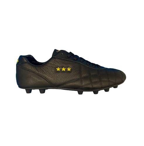 PANTOFOLA D’ORO 1886 Herren des Herzogs Gymnastikschuh, Schwarz L C RIC Gold Sohle Pu Schwarz, 42.5 EU von PANTOFOLA D’ORO 1886