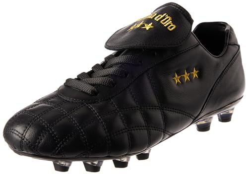 PANTOFOLA D’ORO 1886 Herren des Herzogs Gymnastikschuh, Schwarz L L RIC Gold Sohle Pu C Schwarz, 39 EU von PANTOFOLA D’ORO 1886