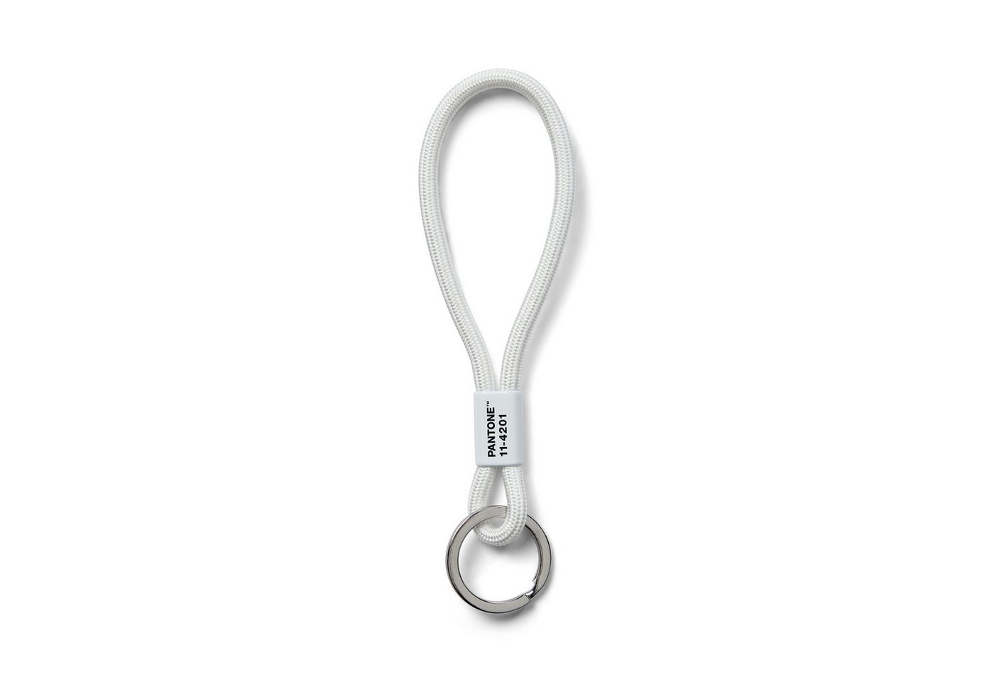 PANTONE Schlüsselanhänger Design Schlüsselband Key Chain Cloud Dancer 11-4201, verschiedene Längen (kurz oder lang) von PANTONE