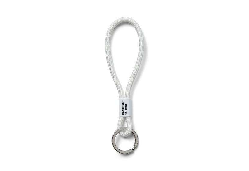 PANTONE Schlüsselanhänger Design Schlüsselband Key Chain Cloud Dancer 11-4201, verschiedene Längen (kurz oder lang) von PANTONE
