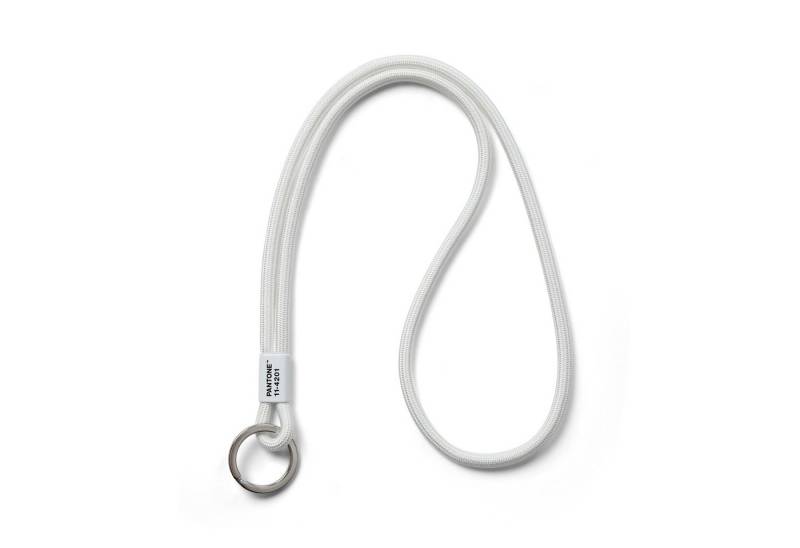 PANTONE Schlüsselanhänger Design Schlüsselband Key Chain Cloud Dancer 11-4201, verschiedene Längen (kurz oder lang) von PANTONE