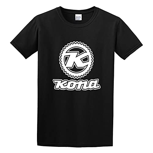 MTB Bike Cycling Road Funny Mountain Downhill BMX Kona Cotton Mens Short Sleeve Shirt Color Black, Size 3XL von PANZI