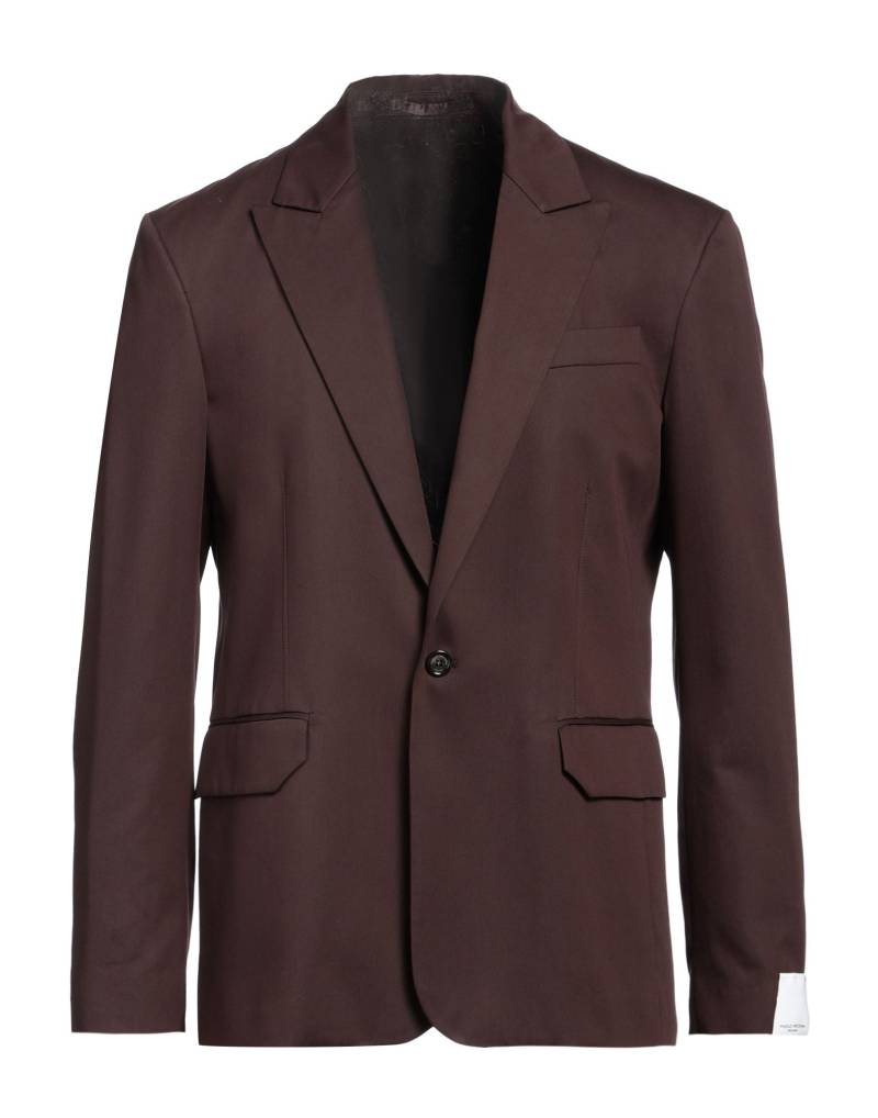 PAOLO PECORA Blazer Herren Schokobraun von PAOLO PECORA