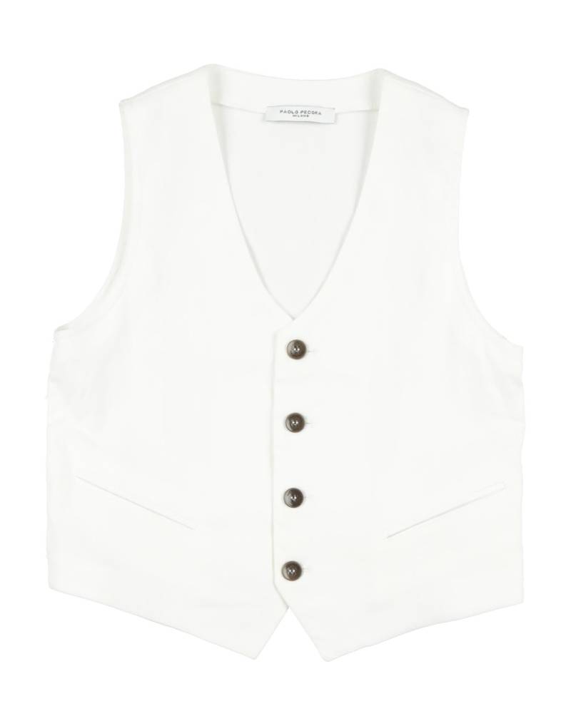 PAOLO PECORA Couture-weste Kinder Weiß von PAOLO PECORA
