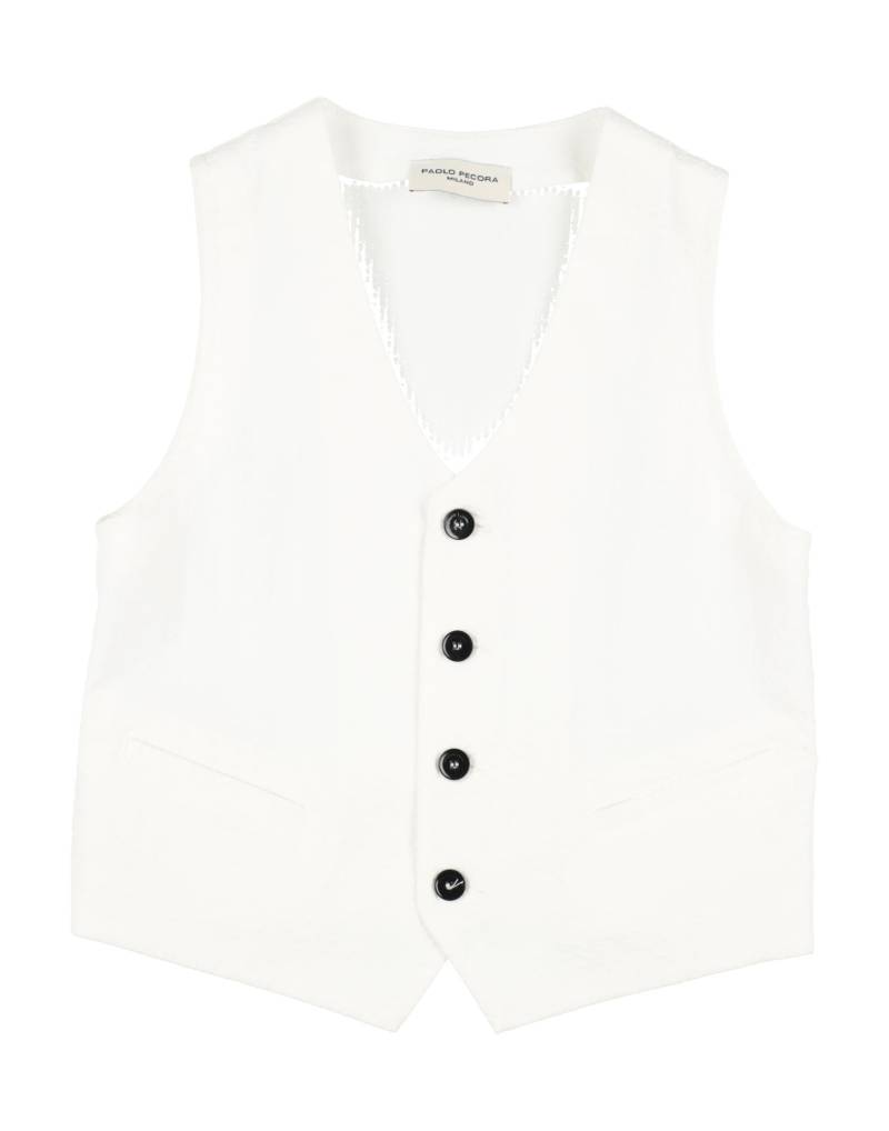 PAOLO PECORA Couture-weste Kinder Weiß von PAOLO PECORA