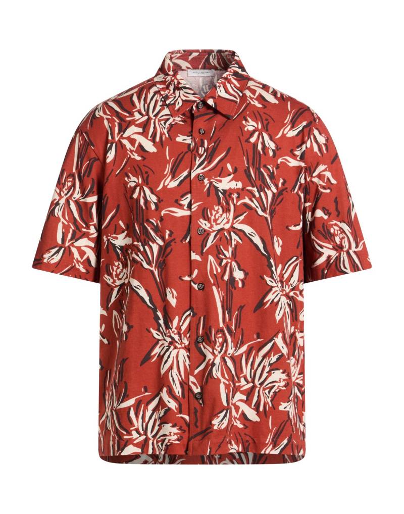 PAOLO PECORA Hemd Herren Ziegelrot von PAOLO PECORA