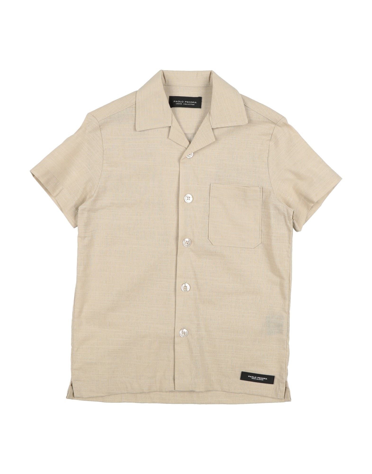 PAOLO PECORA Hemd Kinder Beige von PAOLO PECORA