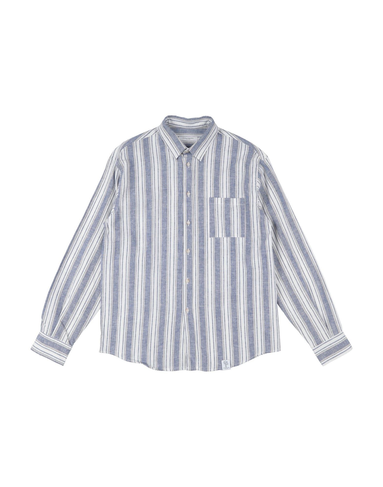 PAOLO PECORA Hemd Kinder Blau von PAOLO PECORA