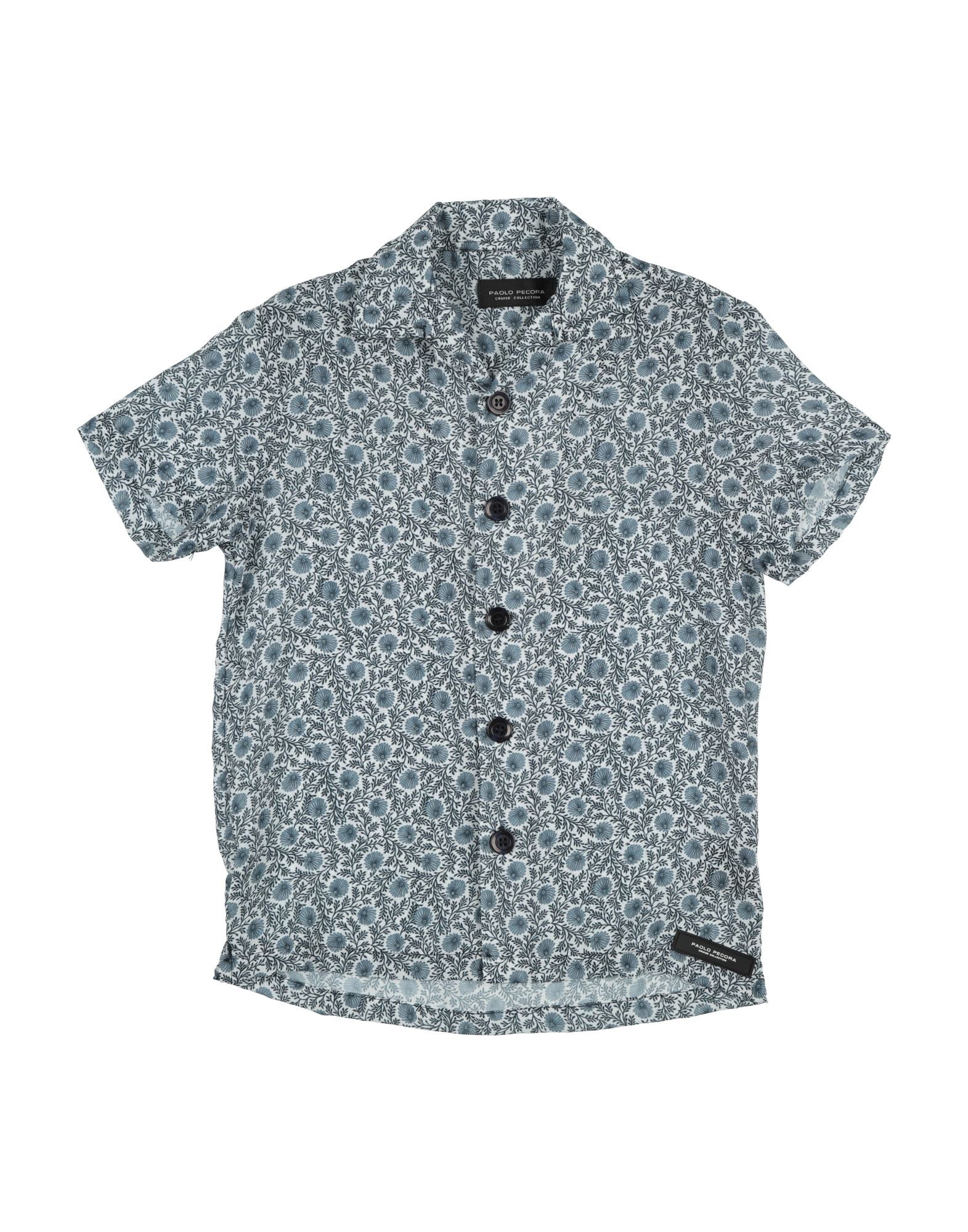 PAOLO PECORA Hemd Kinder Blau von PAOLO PECORA