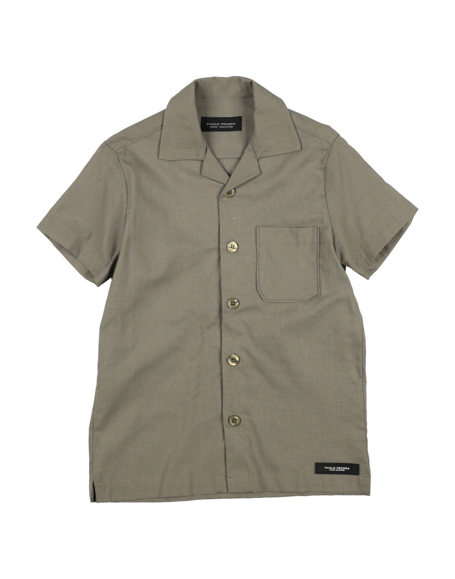 PAOLO PECORA Hemd Kinder Militärgrün von PAOLO PECORA