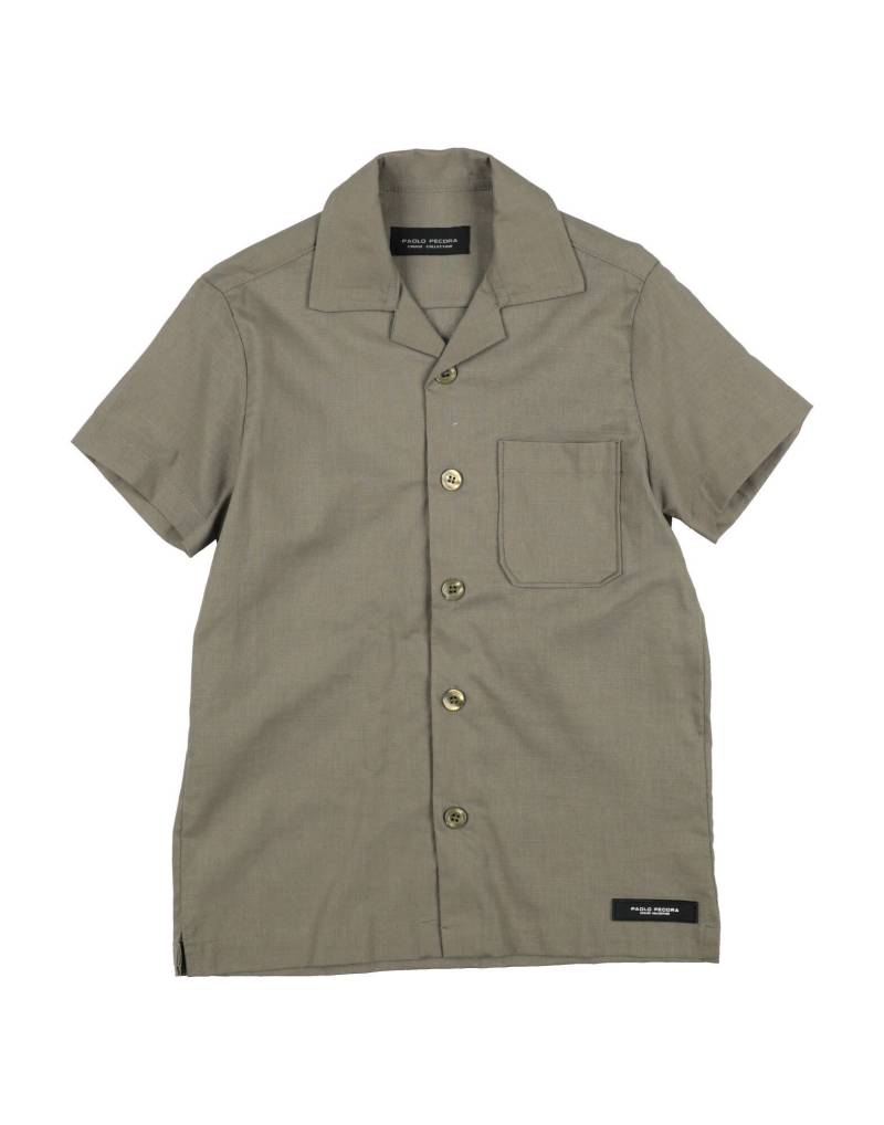 PAOLO PECORA Hemd Kinder Militärgrün von PAOLO PECORA