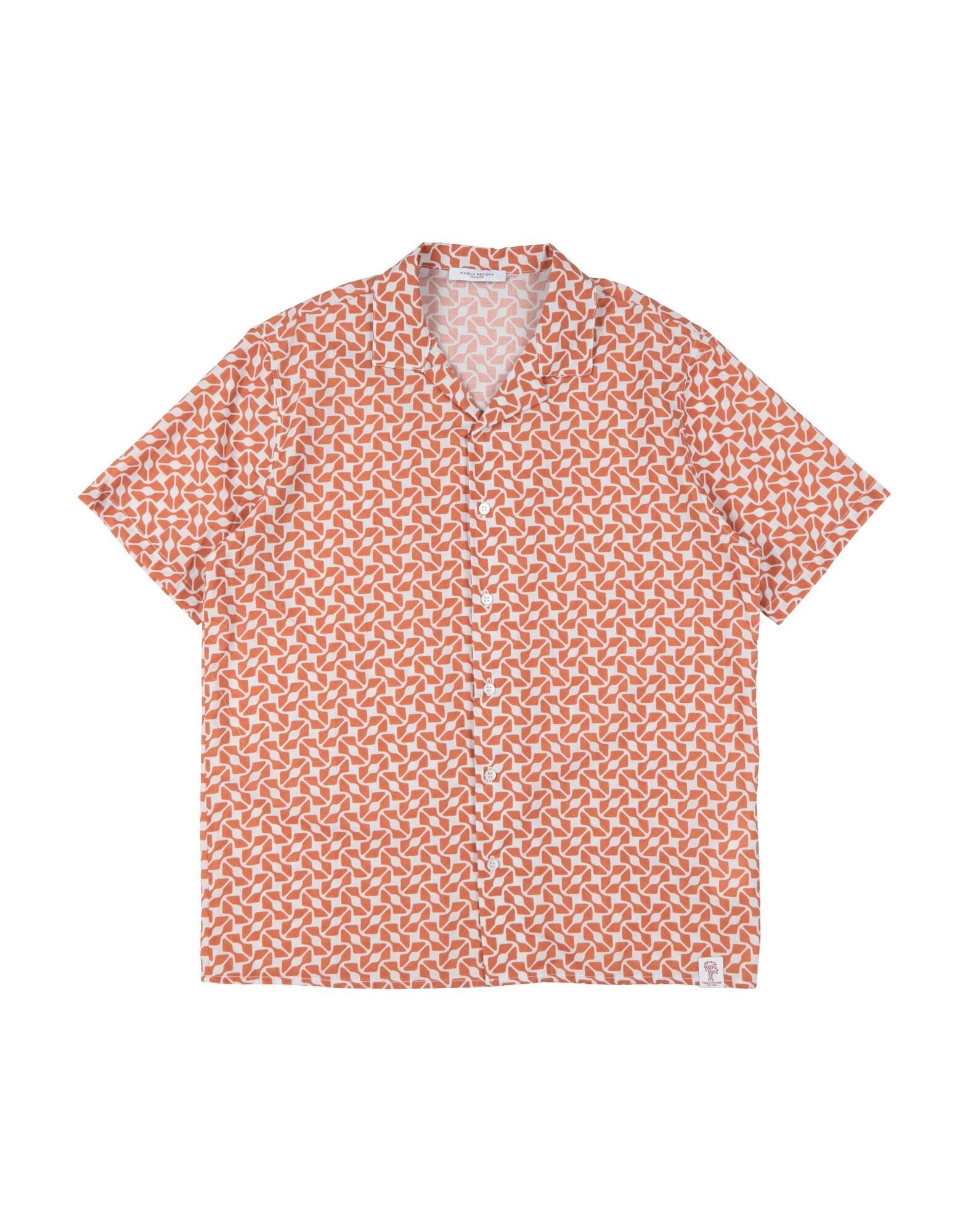 PAOLO PECORA Hemd Kinder Rostrot von PAOLO PECORA