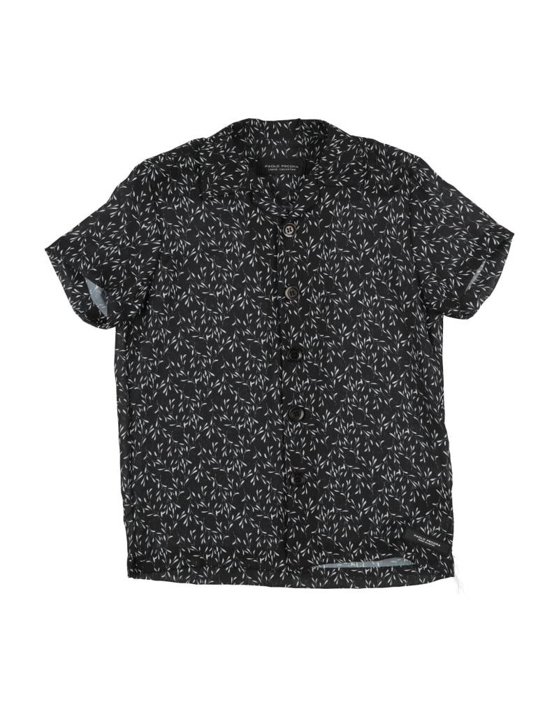 PAOLO PECORA Hemd Kinder Schwarz von PAOLO PECORA