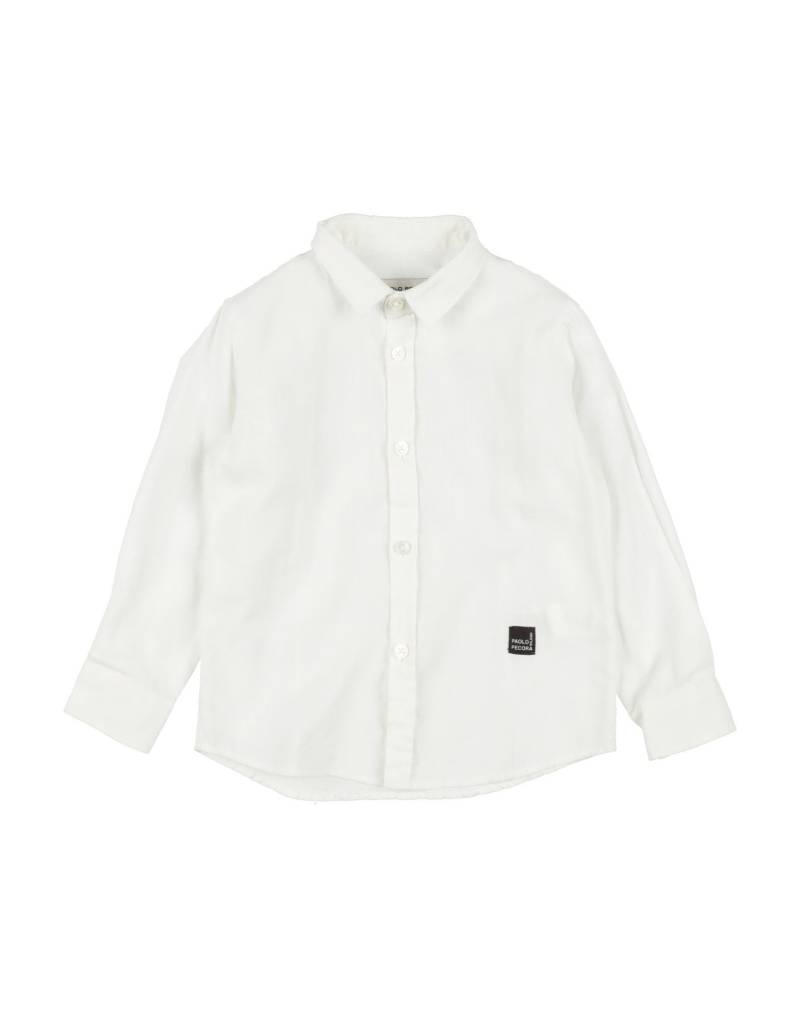 PAOLO PECORA Hemd Kinder Weiß von PAOLO PECORA