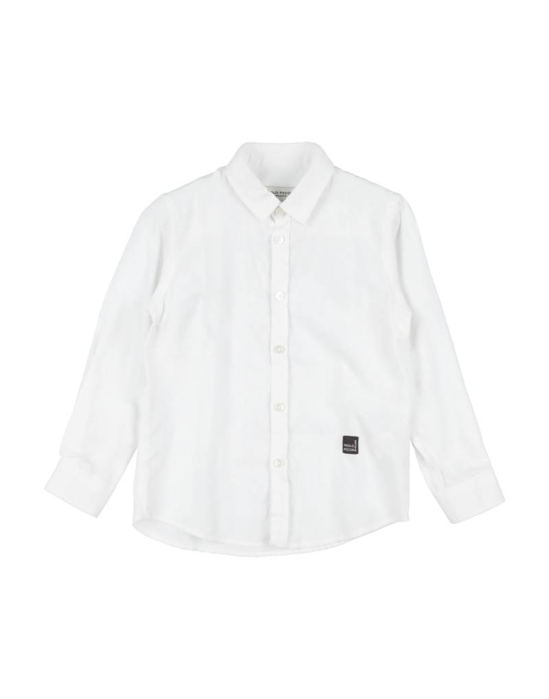 PAOLO PECORA Hemd Kinder Weiß von PAOLO PECORA