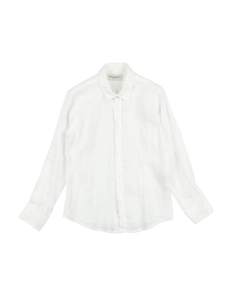 PAOLO PECORA Hemd Kinder Weiß von PAOLO PECORA