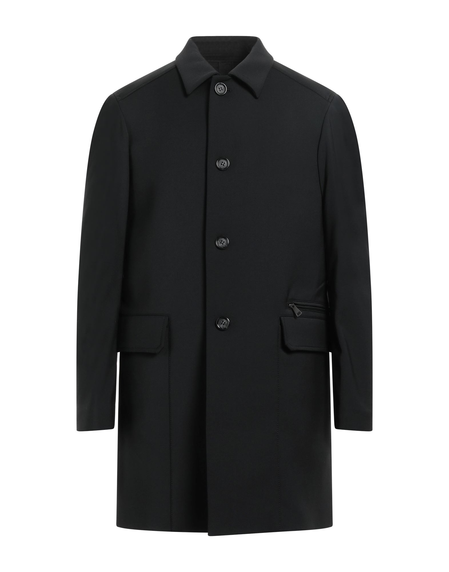 PAOLO PECORA Jacke, Mantel & Trenchcoat Herren Schwarz von PAOLO PECORA