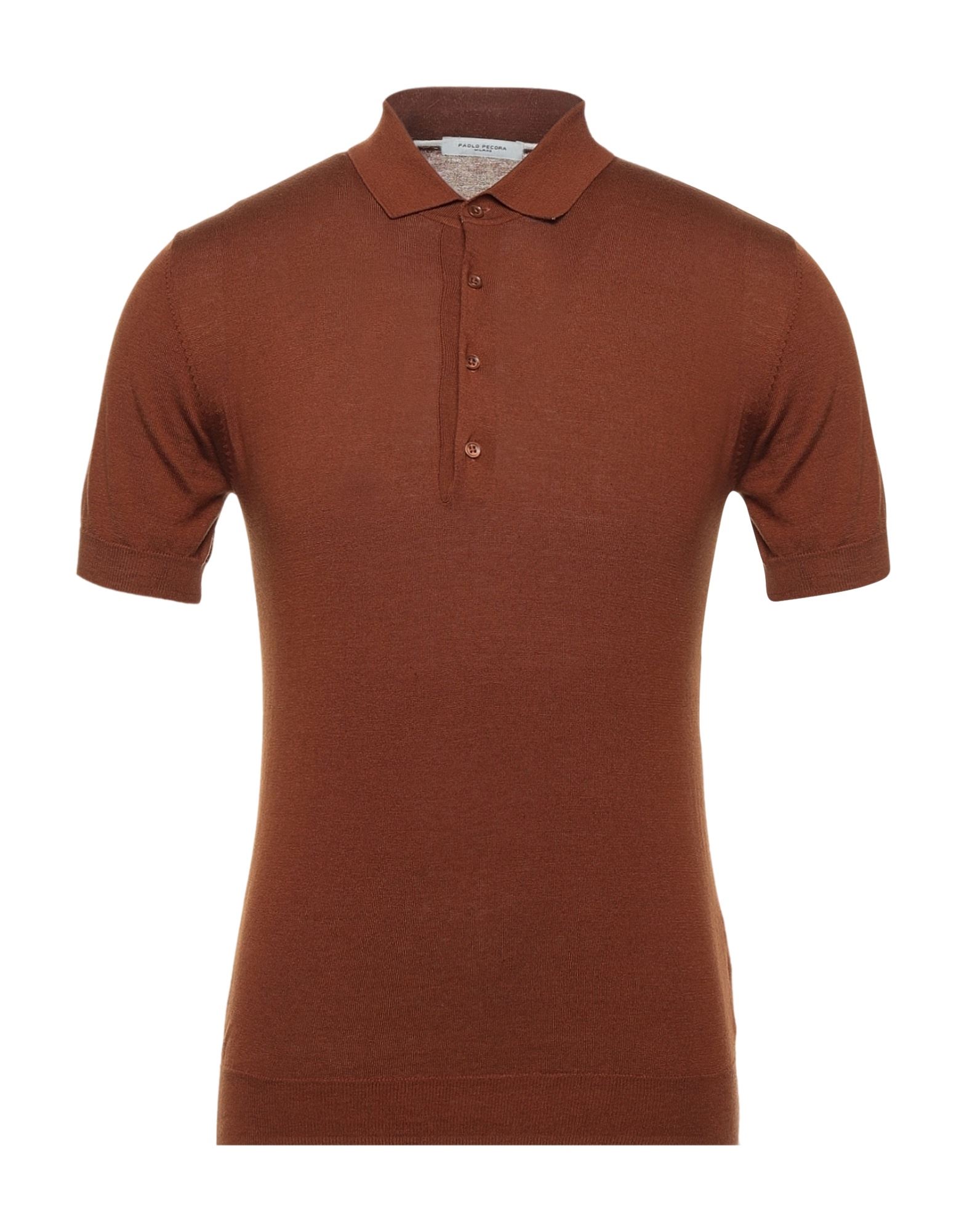 PAOLO PECORA Poloshirt Herren Kamel von PAOLO PECORA