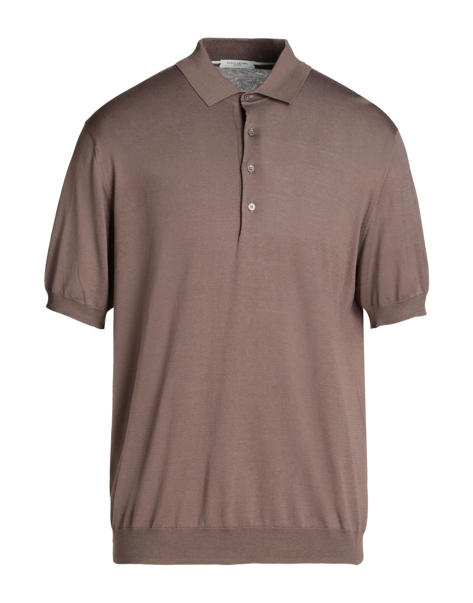 PAOLO PECORA Poloshirt Herren Taubengrau von PAOLO PECORA